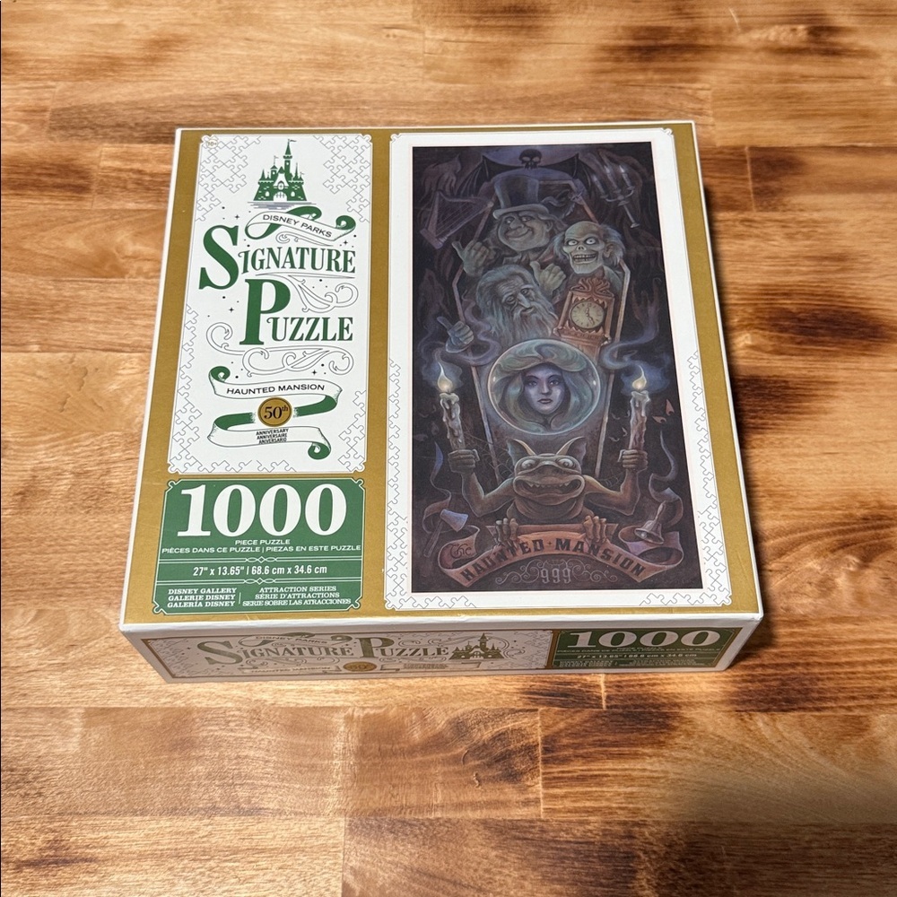 Disney Parks Signature Haunted Mansion 50th Anniversary Puzzle - Picture 7 of 10